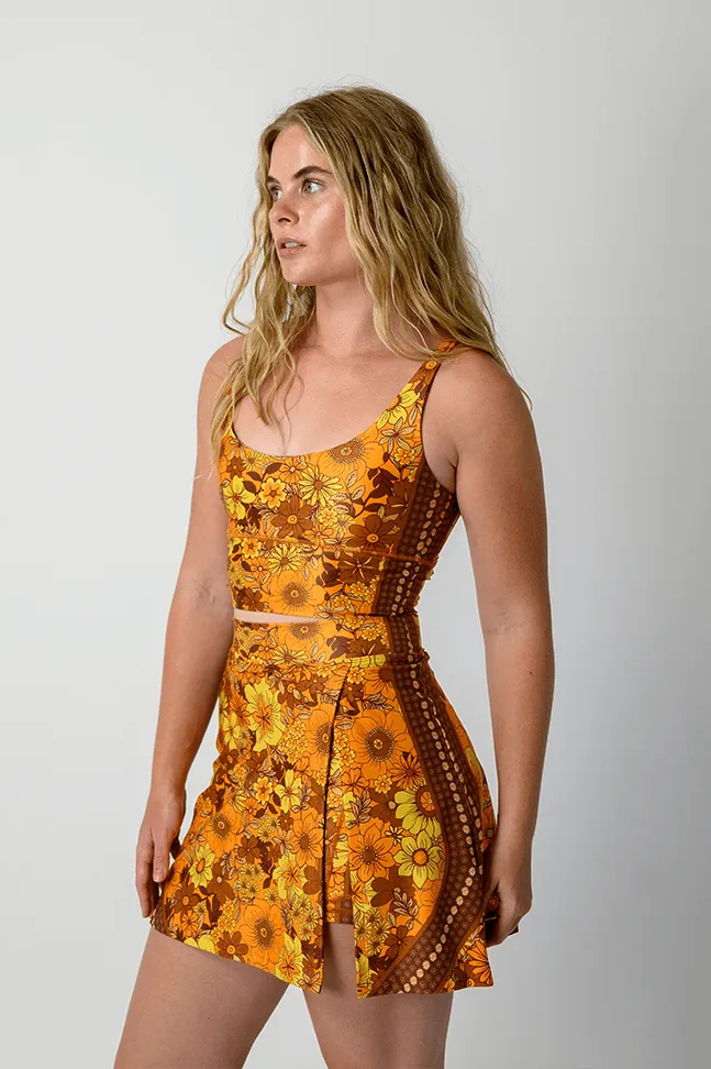Court Skort in Flower Power