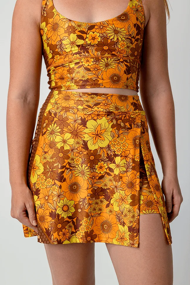 Court Skort in Flower Power