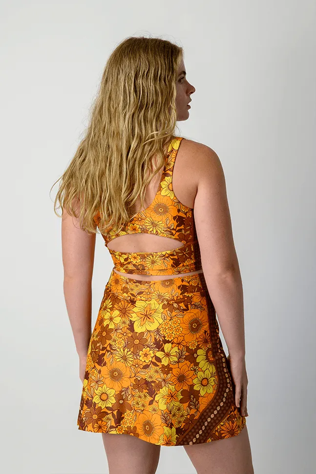 Court Skort in Flower Power