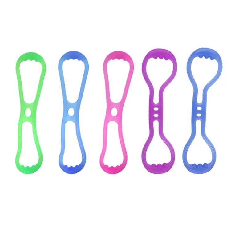 Fitness Weight Loss Muscle Training Stretching Multi-purpose Puller, Style: Single Hole (Blue)