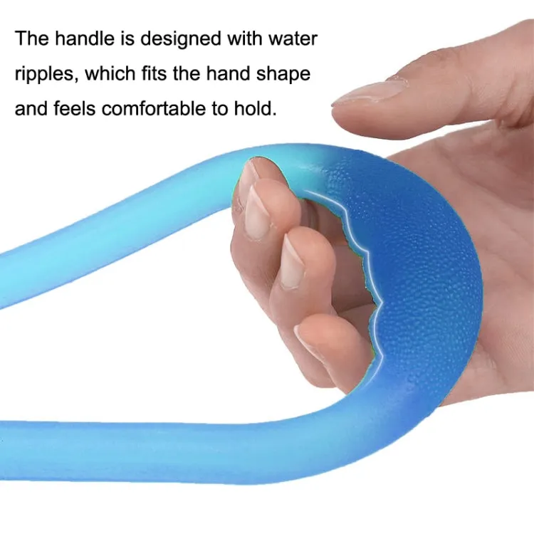 Fitness Weight Loss Muscle Training Stretching Multi-purpose Puller, Style: Single Hole (Blue)