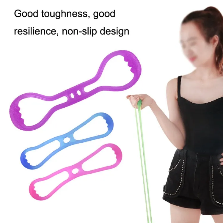Fitness Weight Loss Muscle Training Stretching Multi-purpose Puller, Style: Single Hole (Blue)