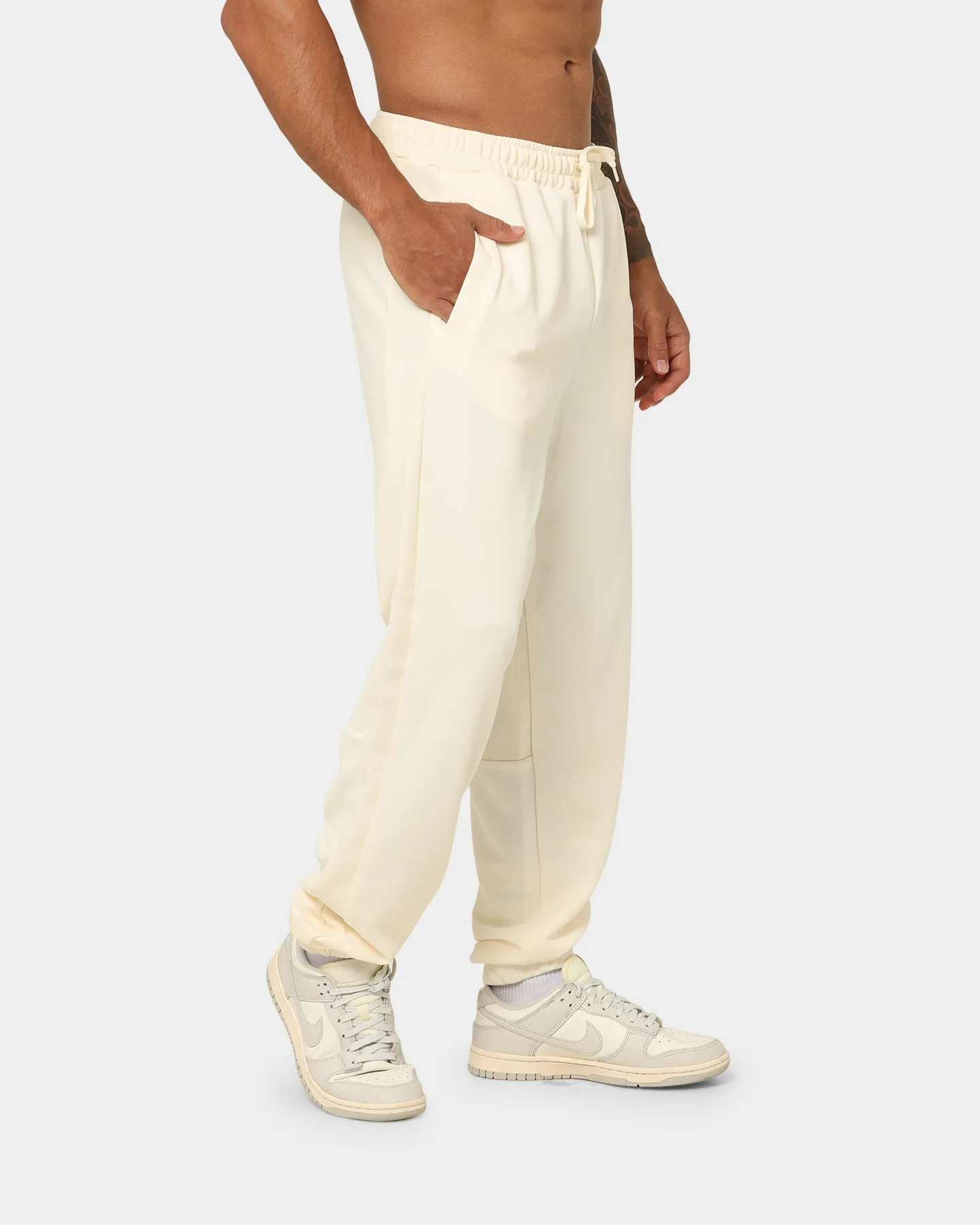 Fred Perry Panelled Track Pants Ecru