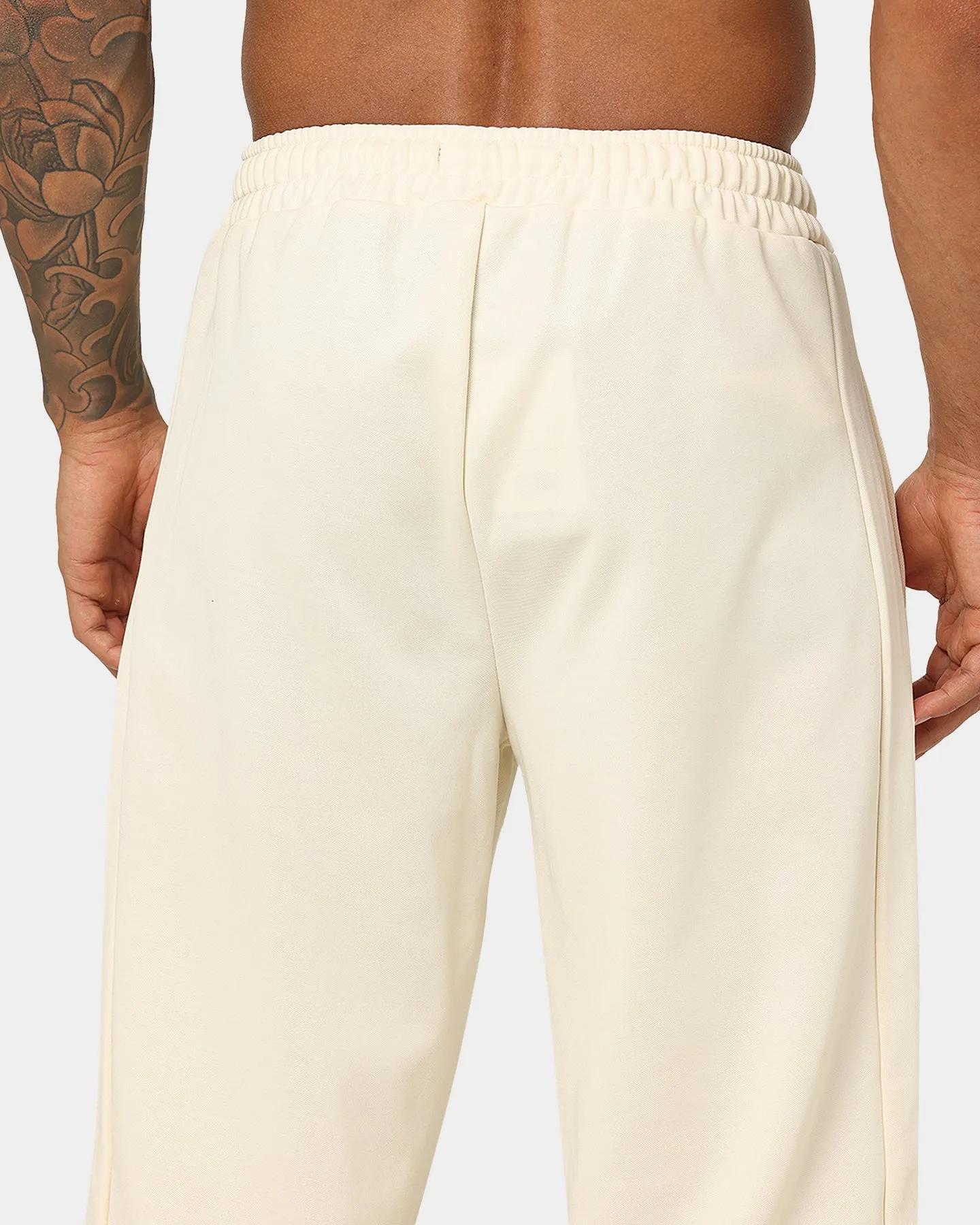 Fred Perry Panelled Track Pants Ecru