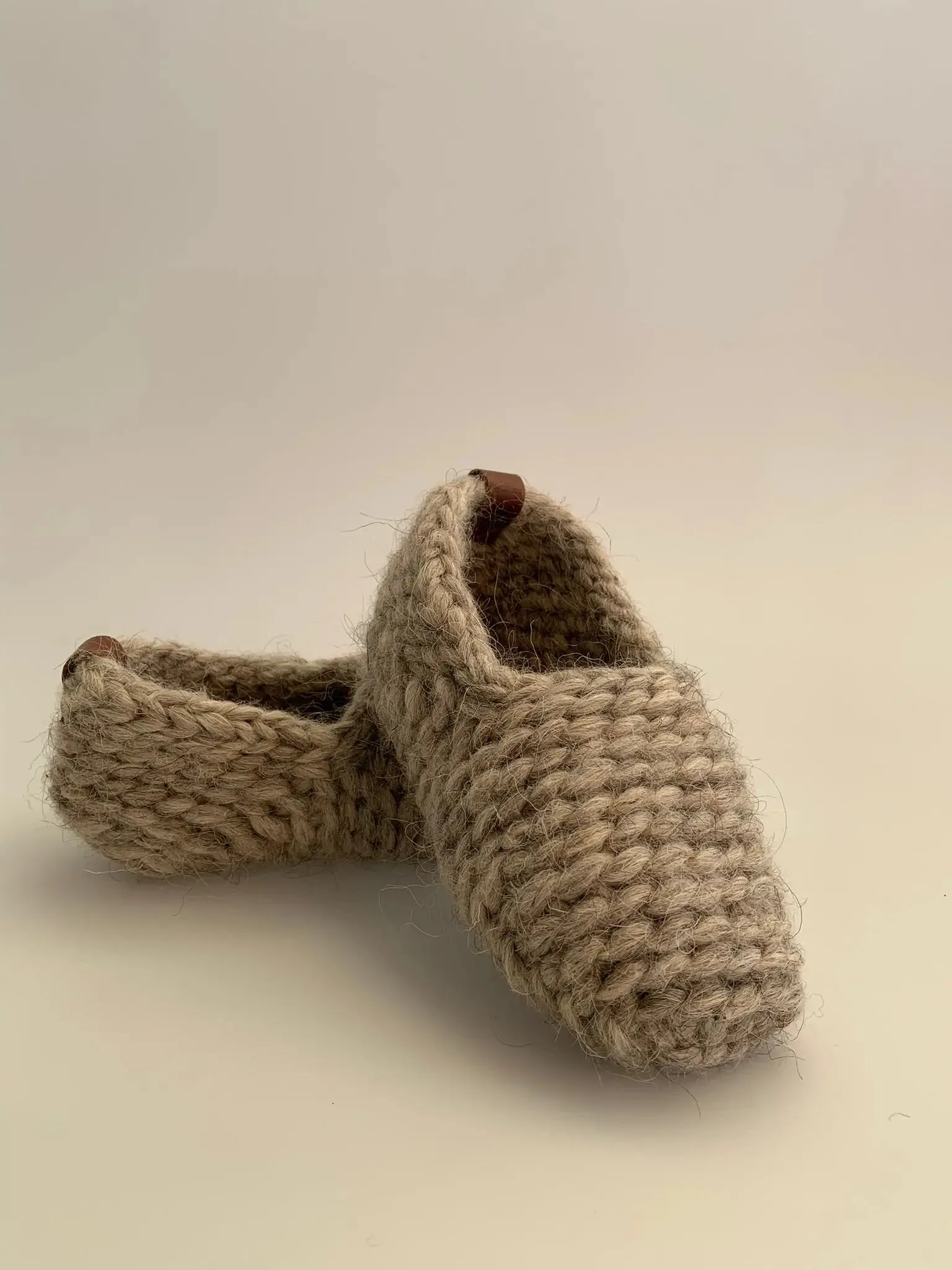 knitted slippers wool indoor