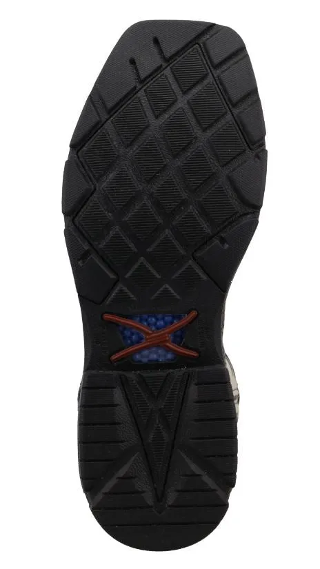 Men's Twisted X 11" Work Boot Black/Bone