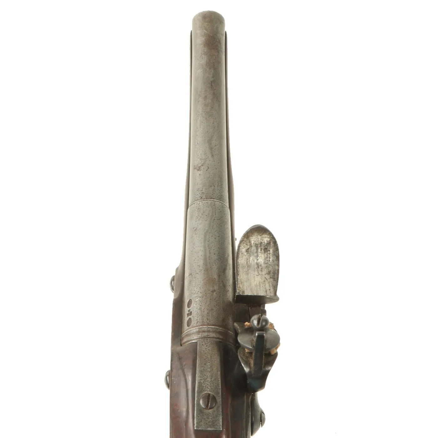 Original 18th Century English Flintlock Pistol by James Barbar with "Wormed" Ramrod - circa 1750