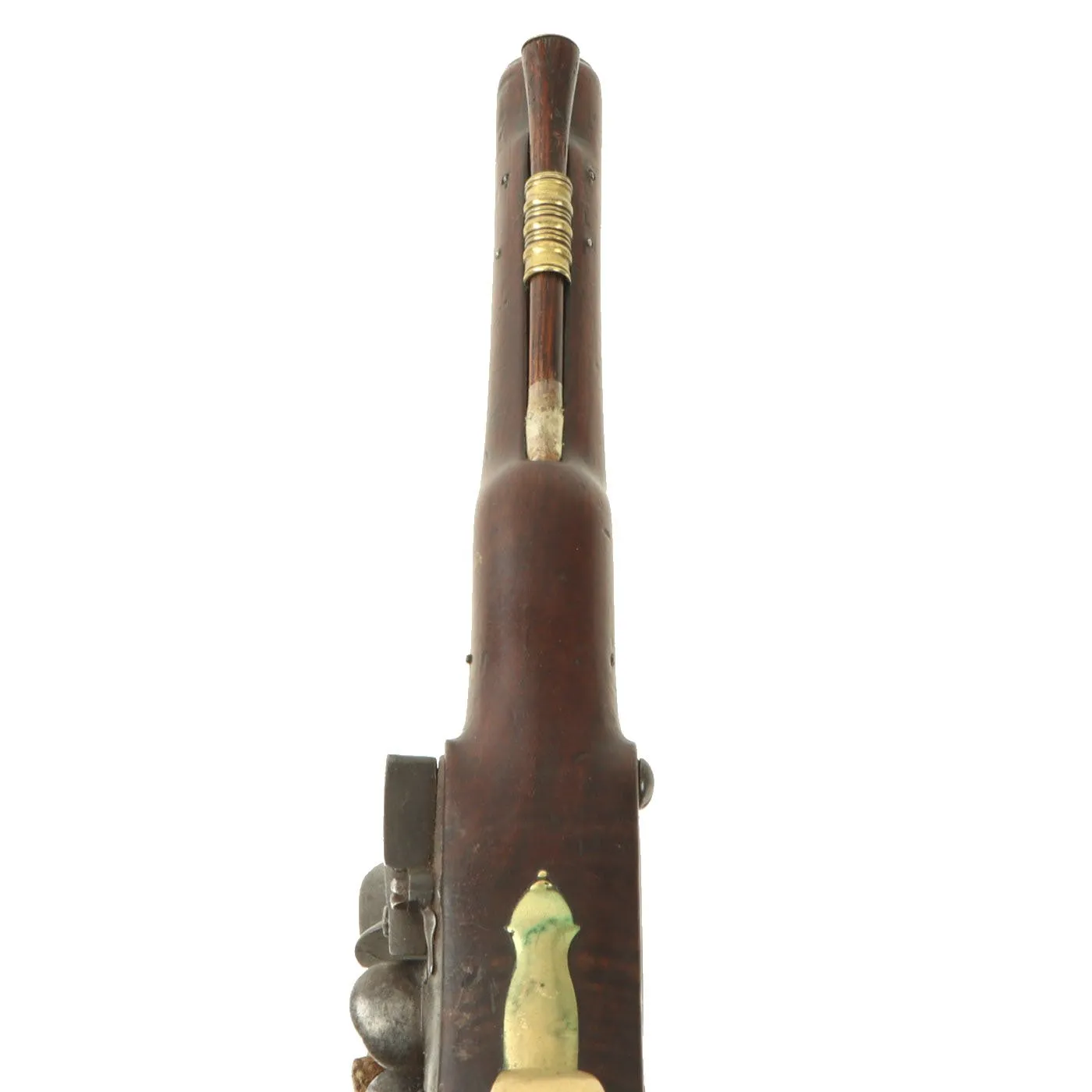 Original 18th Century English Flintlock Pistol by James Barbar with "Wormed" Ramrod - circa 1750