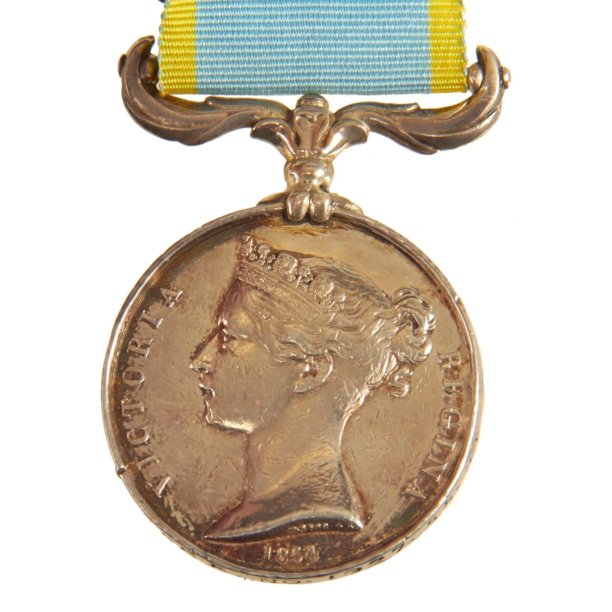Original British Crimean War Campaign Medal With Sebastopol Clasp Named To Private Walter Page, 55th (Westmorland) Regiment of Foot