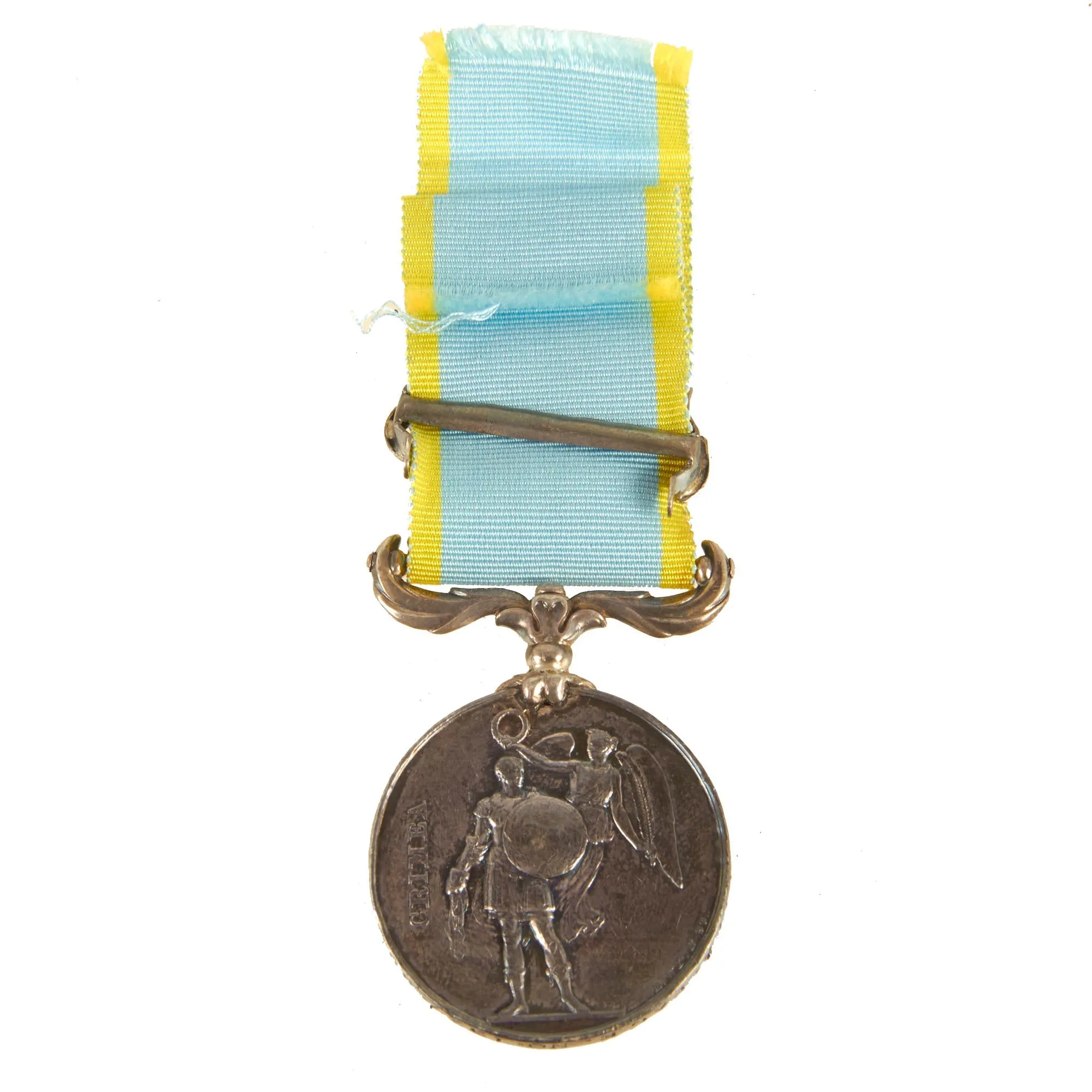 Original British Crimean War Campaign Medal With Sebastopol Clasp Named To Private Walter Page, 55th (Westmorland) Regiment of Foot