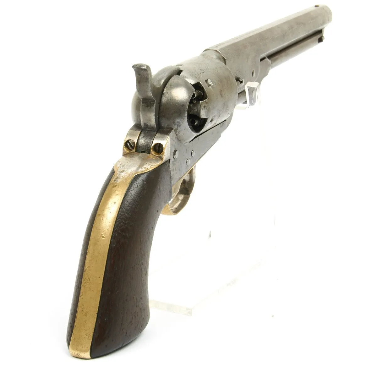 Original Colt 1851 Navy .36 Caliber Pistol and Silver Pocket Watch Named to Joshua Chamberlain 20th Maine Infantry