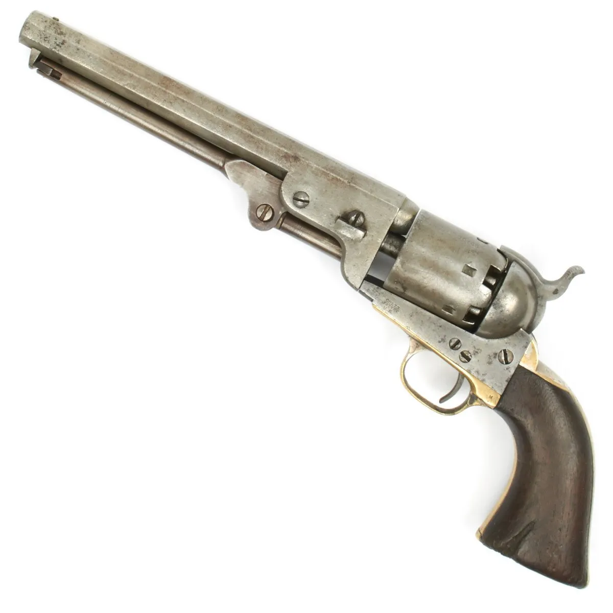 Original Colt 1851 Navy .36 Caliber Pistol and Silver Pocket Watch Named to Joshua Chamberlain 20th Maine Infantry