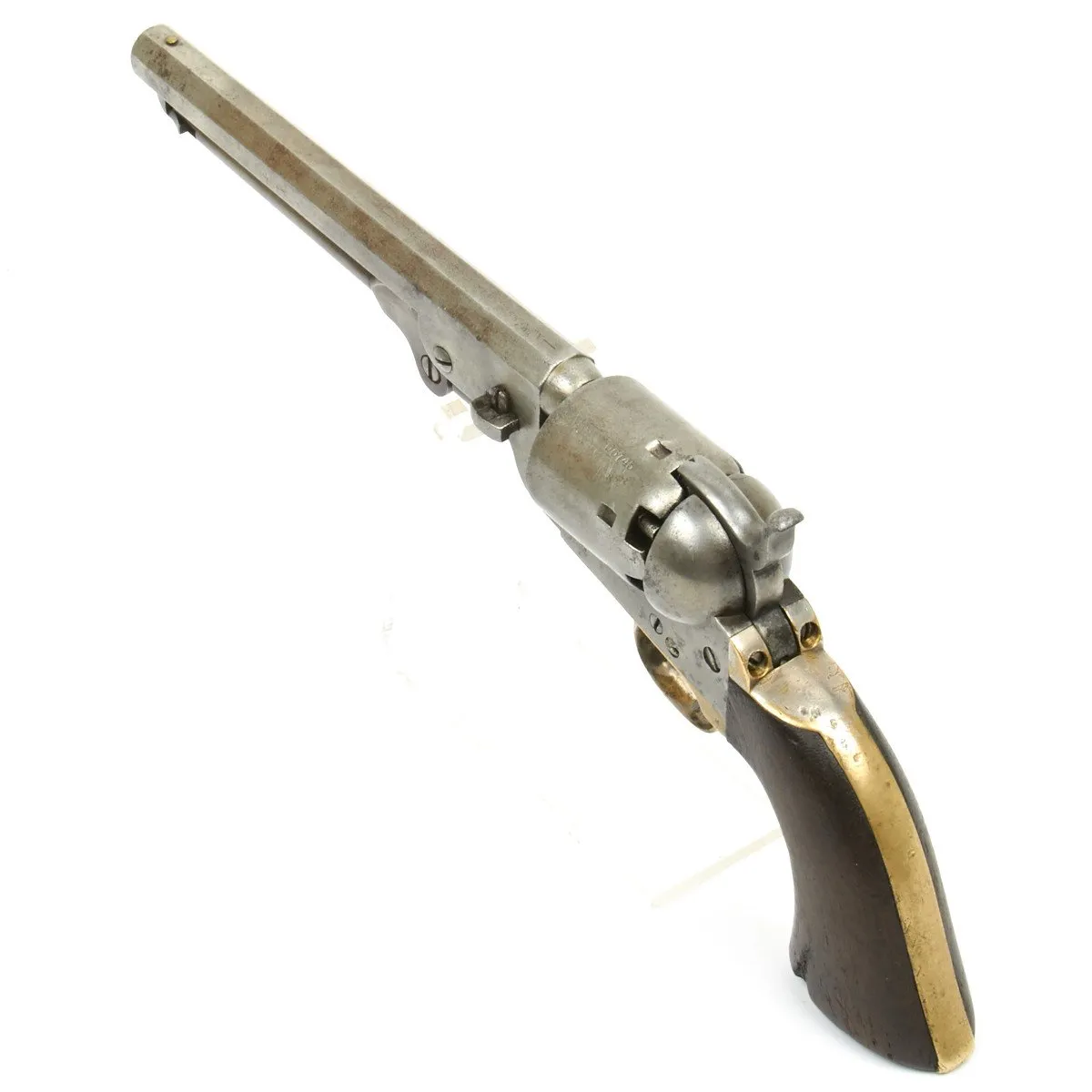 Original Colt 1851 Navy .36 Caliber Pistol and Silver Pocket Watch Named to Joshua Chamberlain 20th Maine Infantry