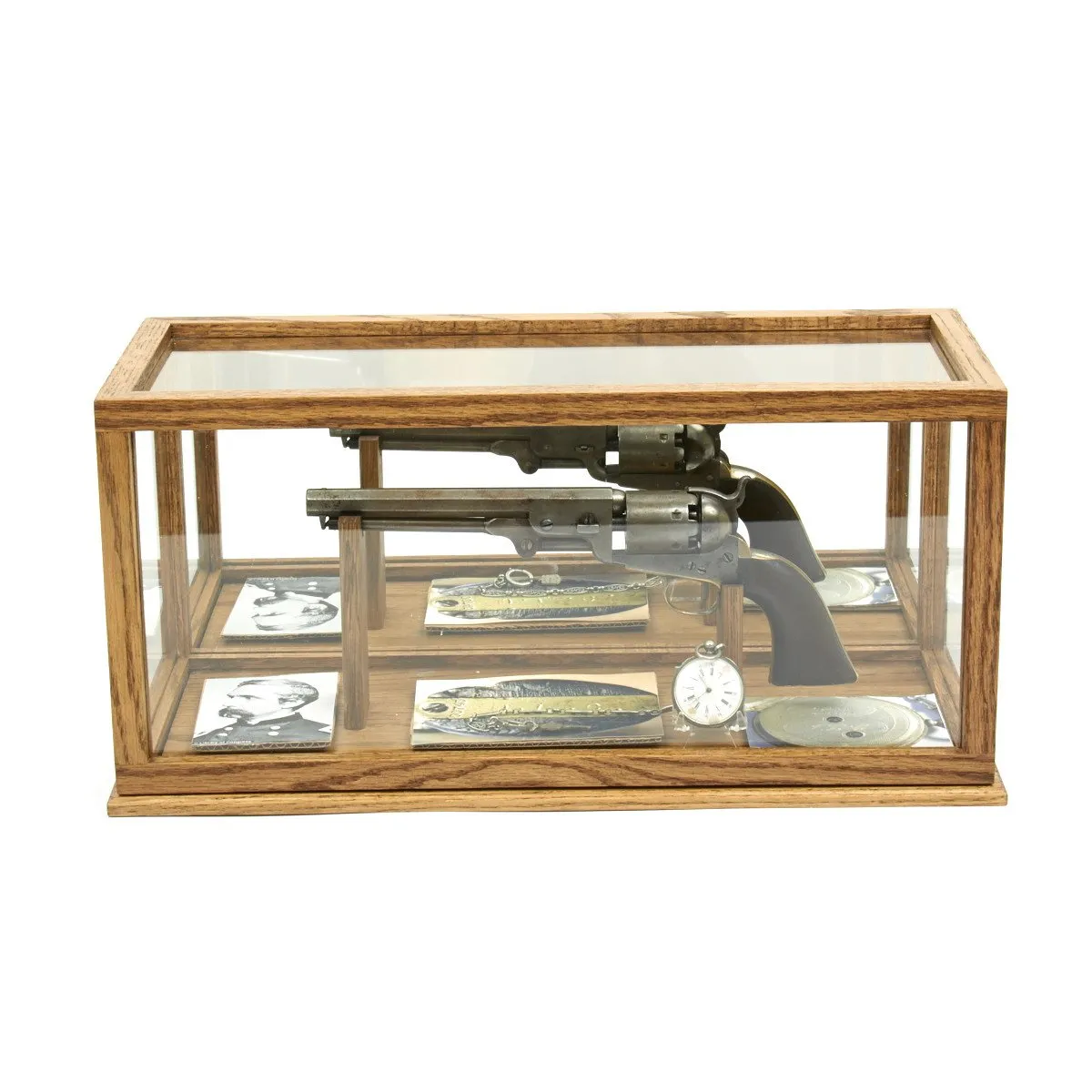 Original Colt 1851 Navy .36 Caliber Pistol and Silver Pocket Watch Named to Joshua Chamberlain 20th Maine Infantry