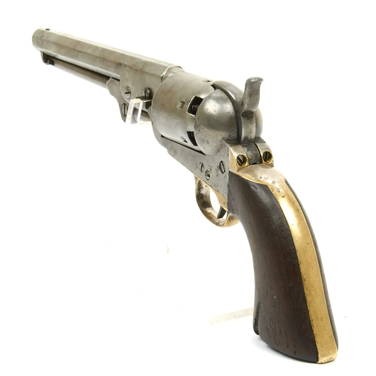 Original Colt 1851 Navy .36 Caliber Pistol and Silver Pocket Watch Named to Joshua Chamberlain 20th Maine Infantry