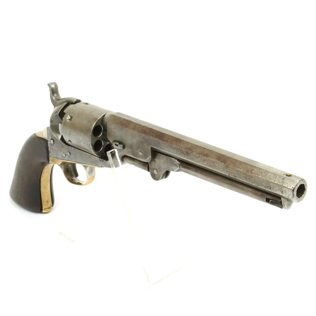 Original Colt 1851 Navy .36 Caliber Pistol and Silver Pocket Watch Named to Joshua Chamberlain 20th Maine Infantry