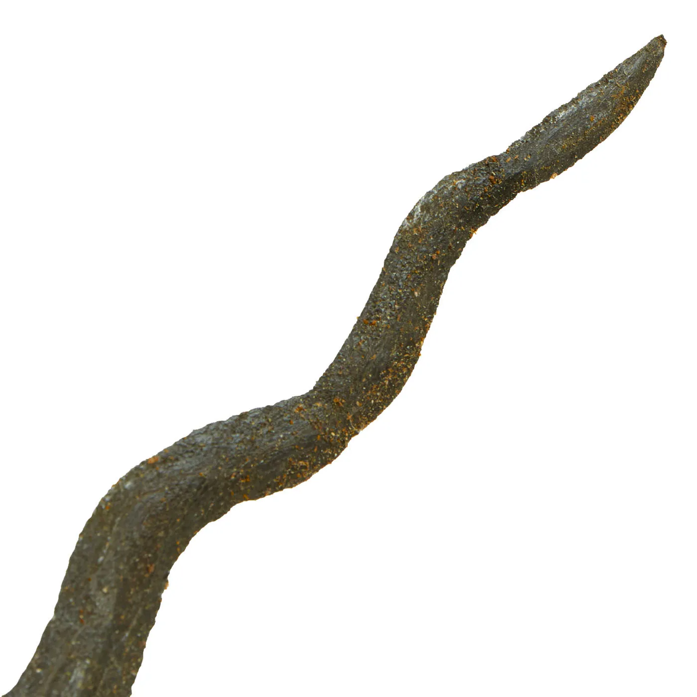 Original Dutch East Indies Kris Dagger with Carved Handle in Scabbard from the Island of Sumatra - circa 1850