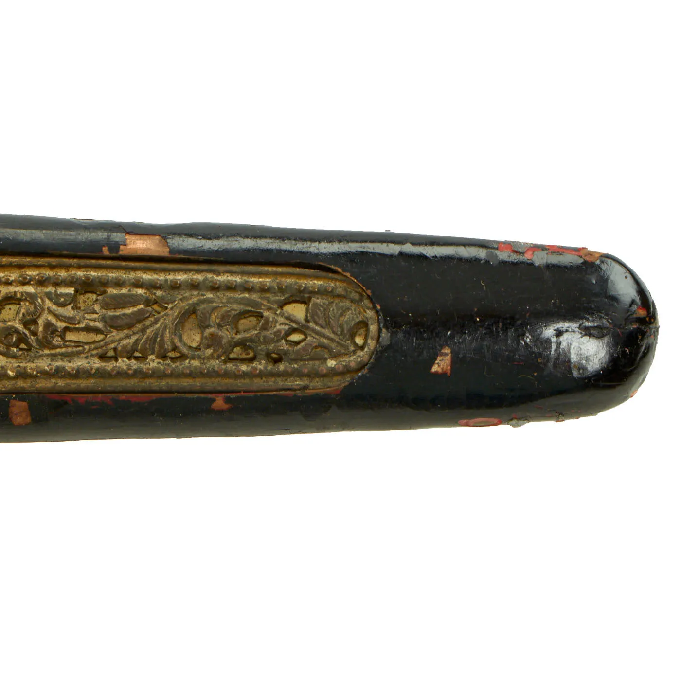 Original Dutch East Indies Kris Dagger with Carved Handle in Scabbard from the Island of Sumatra - circa 1850