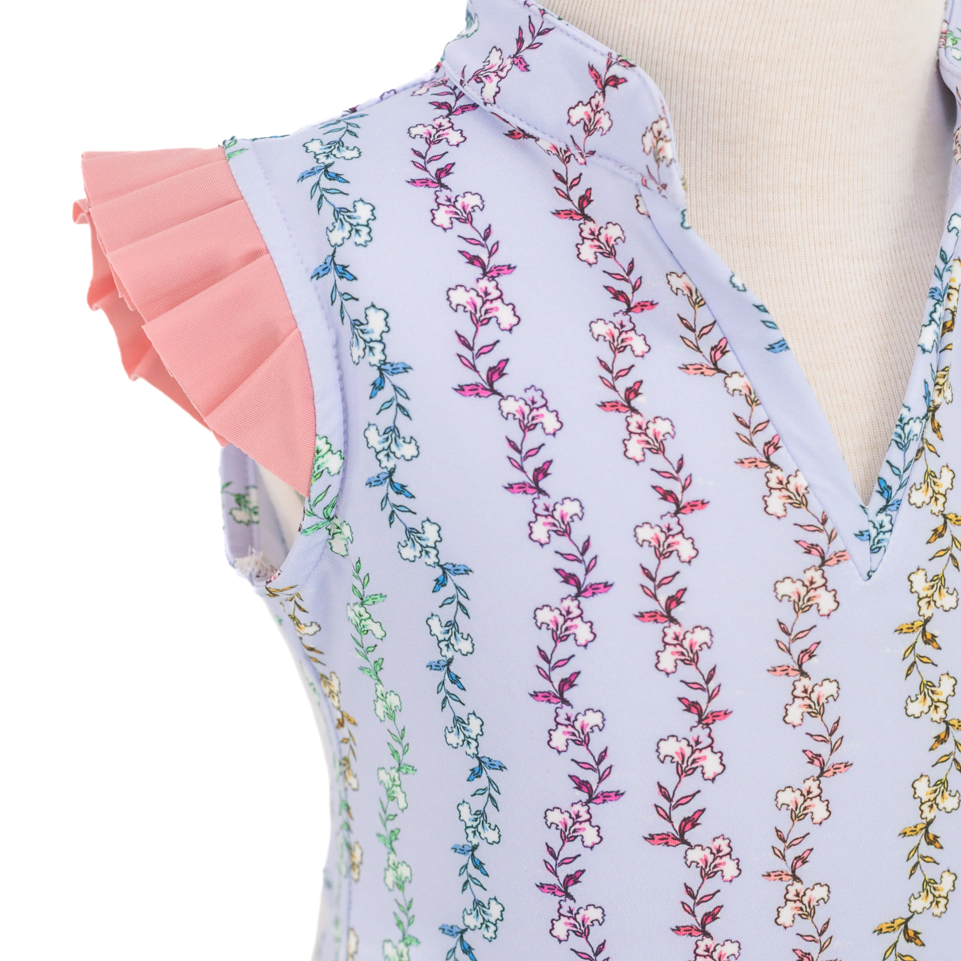 Serena Girl Top - Bloom Print