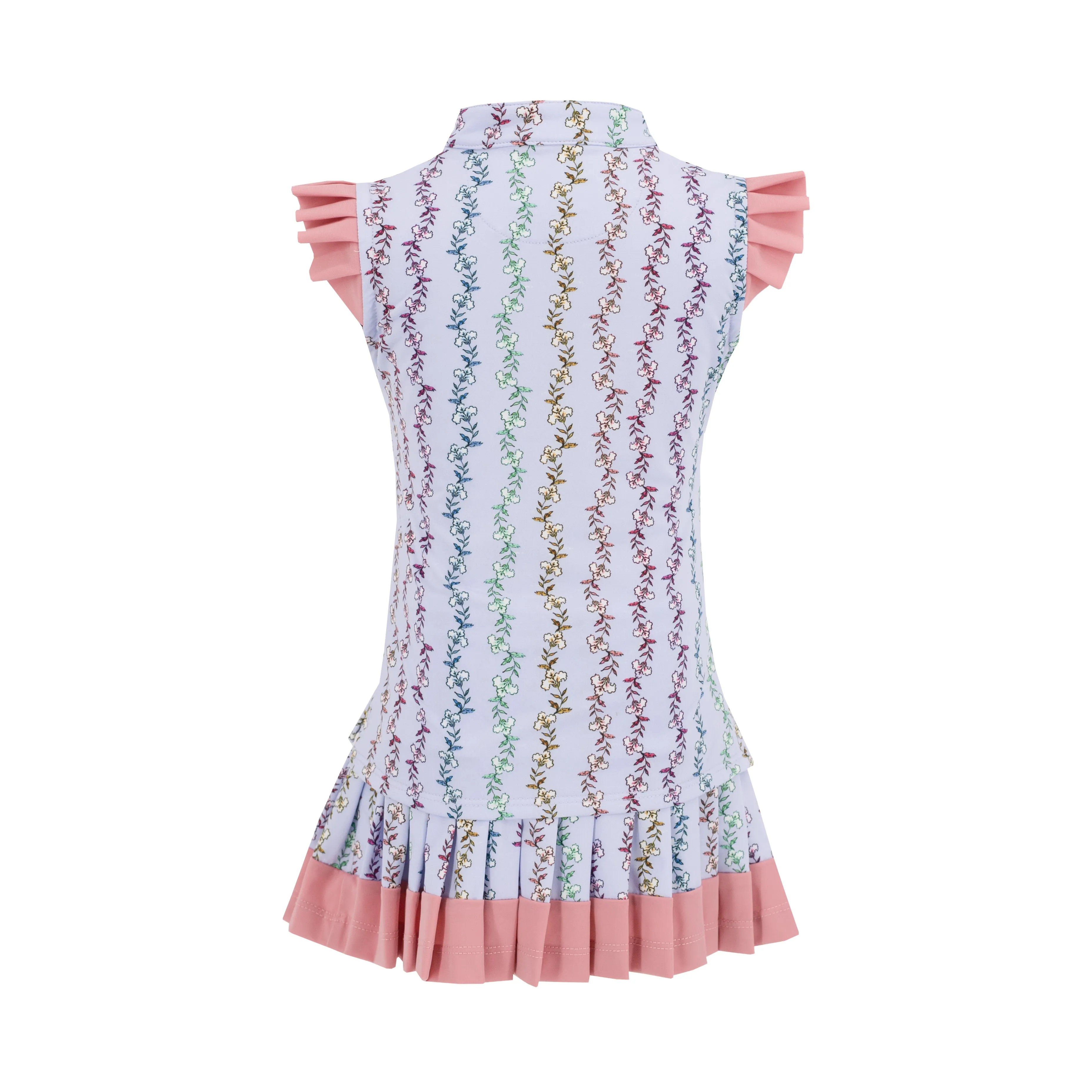 Serena Girl Top - Bloom Print