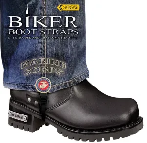 Weather Proof- Boot Straps- Marine Corps- 6 Inch - BBS/MR6